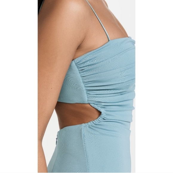 Cinq a Sept Mariah Midi Dress in Ocean Dew Size 10 - Picture 5 of 14